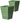 WINAWOOD - Planter Pot Set of 2 - Large - Duck Egg Green