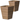 WINAWOOD - Planter Pot Set of 2 - Large - New Teak