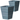 WINAWOOD - Planter Pot Set of 2 - Large - Powder Blue