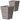 WINAWOOD - Planter Pot Set of 2 - Large - Stone Grey